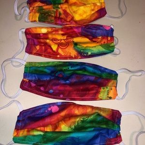 Tie dye masks